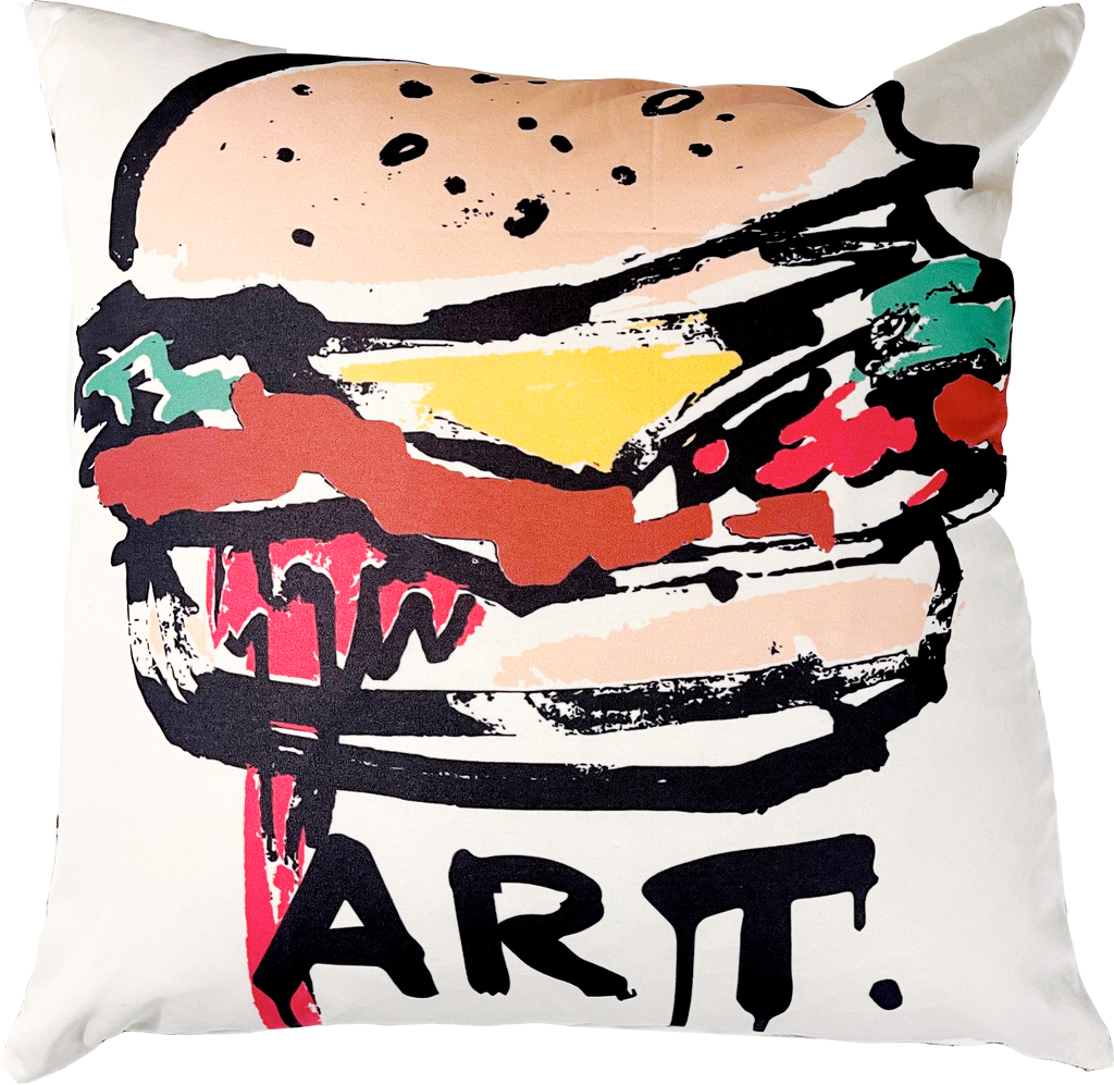 Art Burger (Front) Printed Cotton